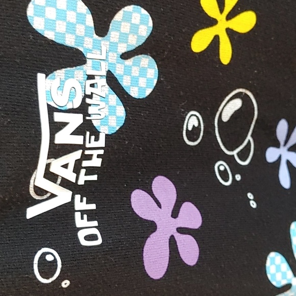 🌻Vans/Sponge Bob  Women's Floral Neon Sweatshirt Size XS - Picture 4 of 9